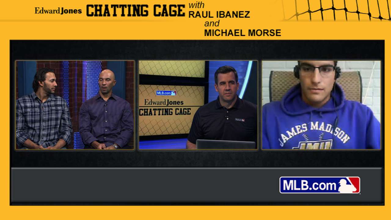 Ibanez, Morse talk Mariners in Chatting Cage