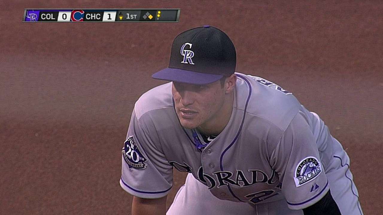 Arenado displaying defensive prowess at third