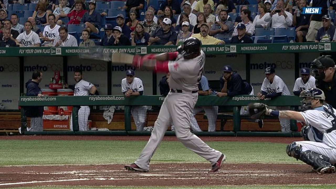 Boston remontó en el noveno vs. Rodney y los Rays