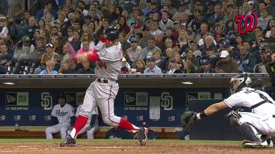 Harper homers in return to starting lineup