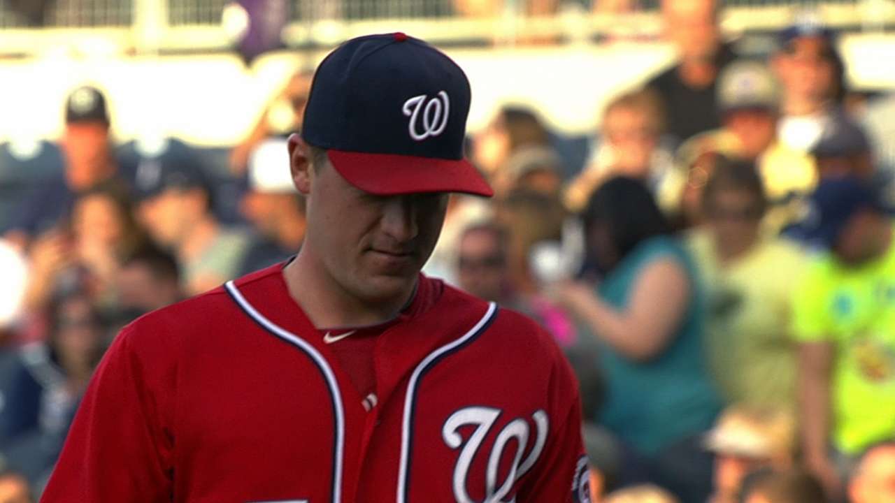 Nats offense unable to lift Zimmermann's strong start