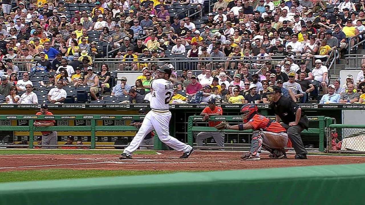 Piratas se imponen a Astros en duelo de pitcheo