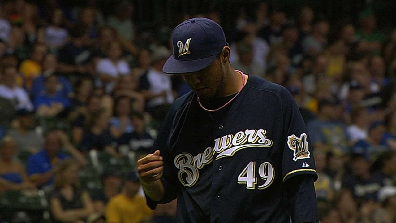 For starters, Brewers' rotation is struggling