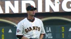 Vogelsong gets win, but breaks hand vs. Nats