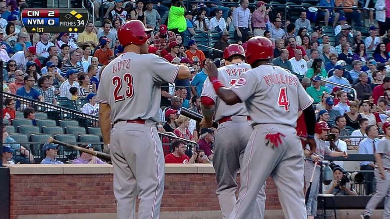 Rojos se aprovechan de error y Leake domina a Mets