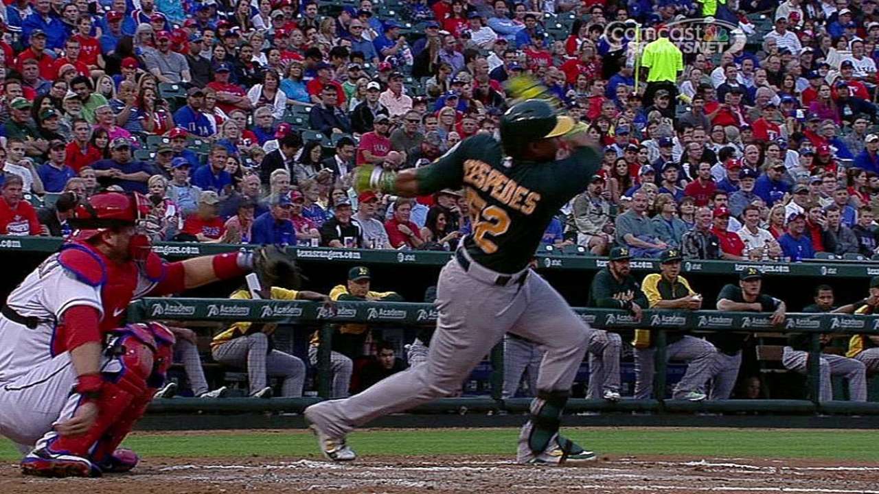 HR de Céspedes hizo ganar a Straily en Arlington