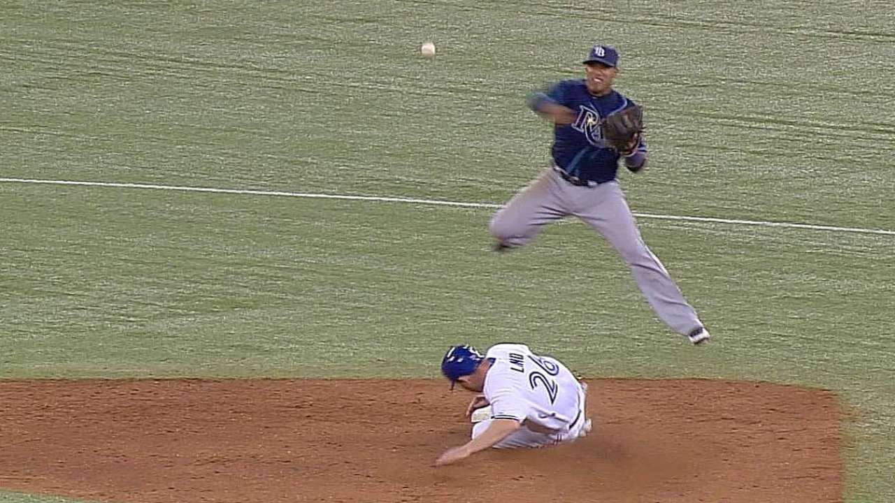 Rays aguantaron y Cobb venció a los Azulejos