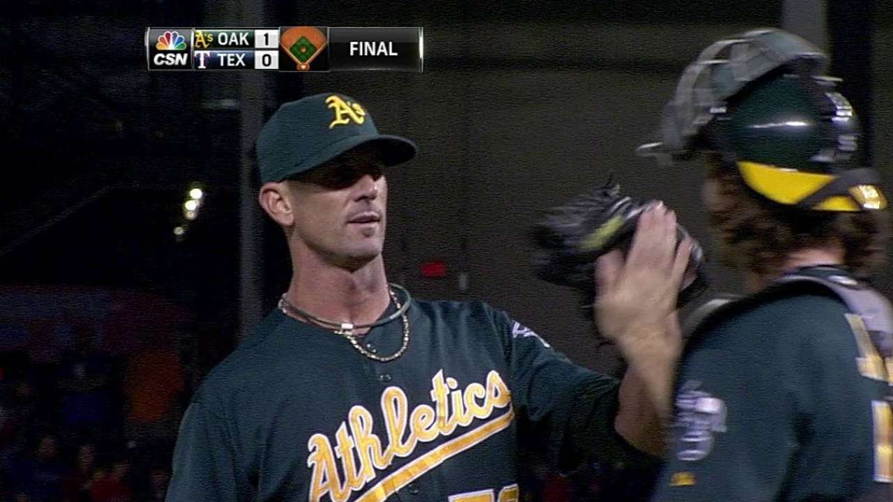 A's bullpen setting high standard for excellence