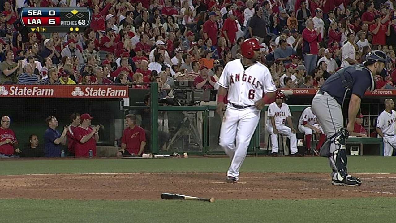 Aybar exits with right knee soreness