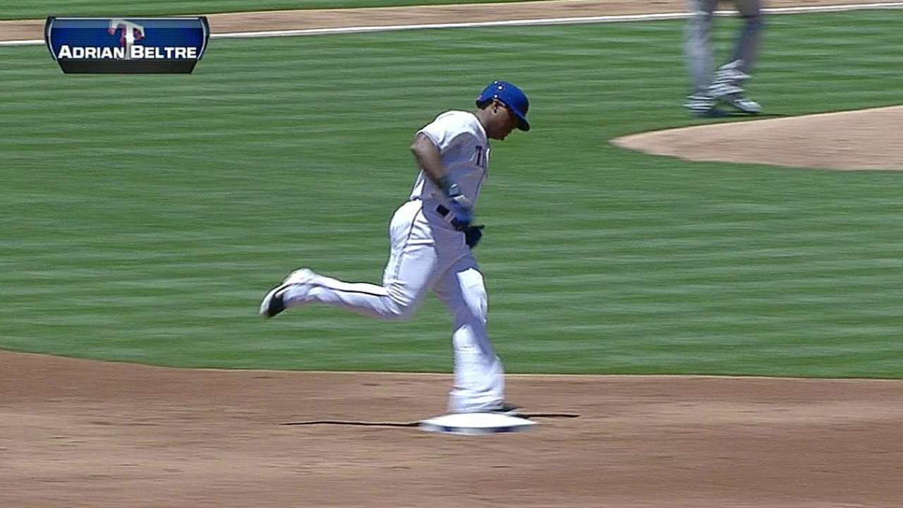 Beltré sonó jonrón y los Rangers evitaron una barrida