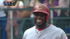 Ball bounces Reds' way for sweep of Mets