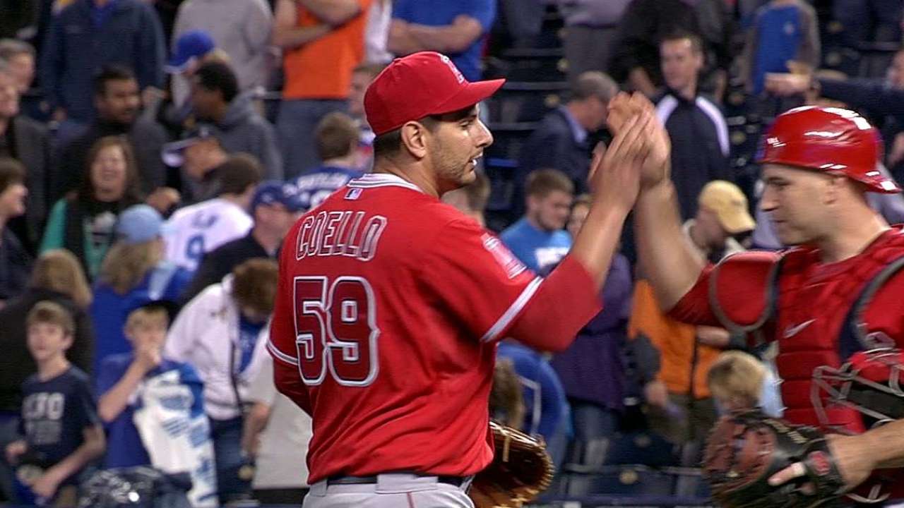 Scioscia impressed with Coello's hybrid pitch