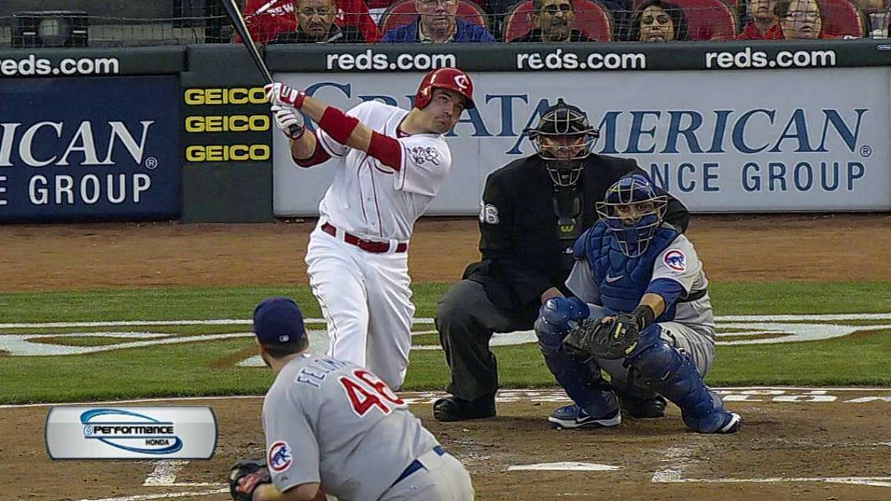 Reds power past Cubs with trio of homers