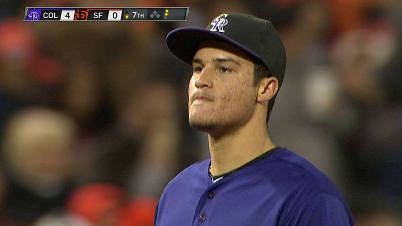 Arenado meets match in Astros' Dominguez