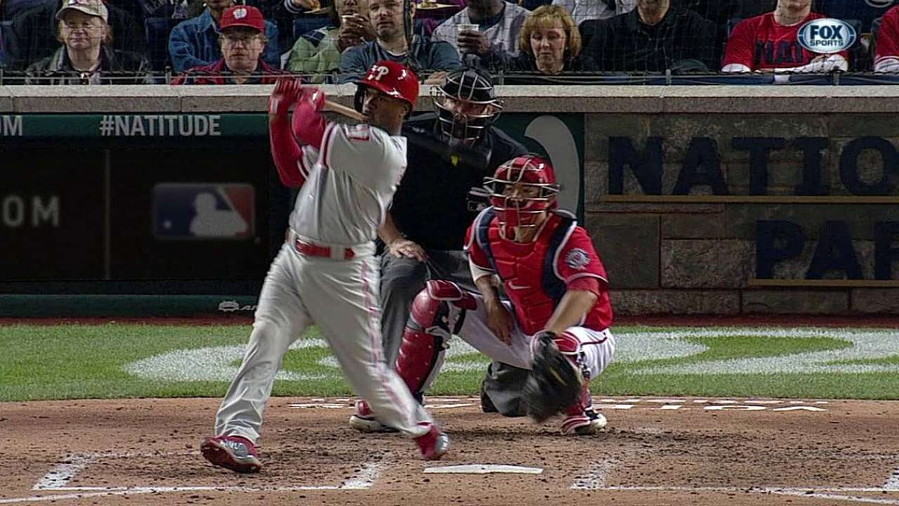 Phillies shake up lineup, drop Rollins to third