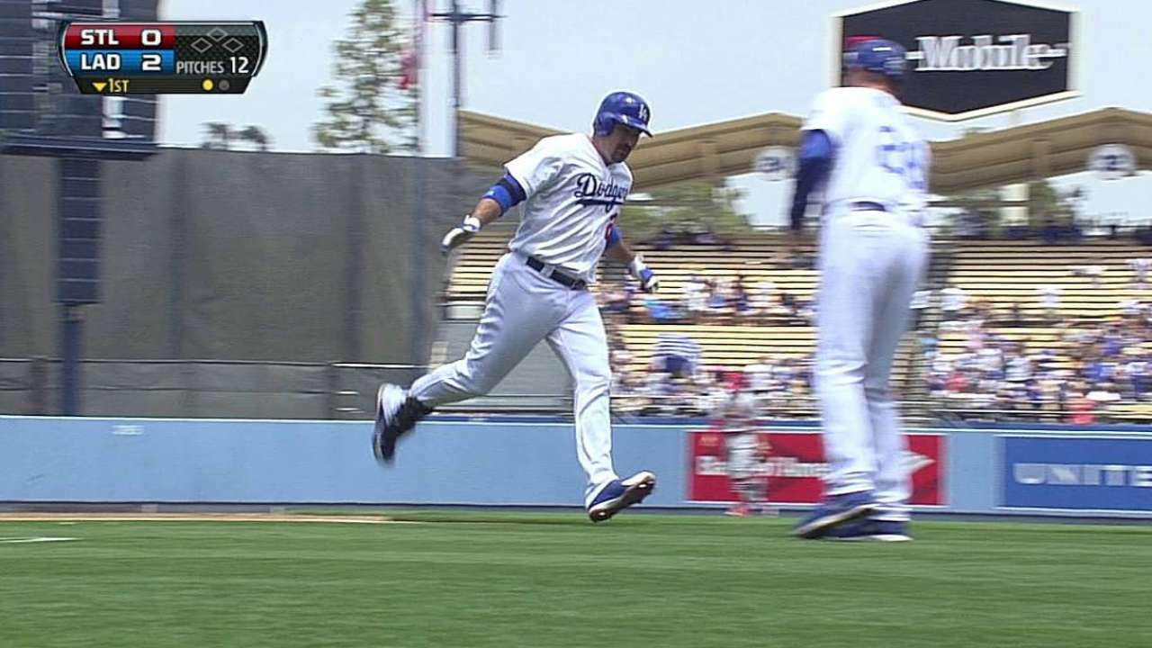 Kershaw allows four runs in loss to Cardinals