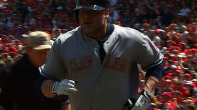 Giambi hopes big homer puts an end to slump