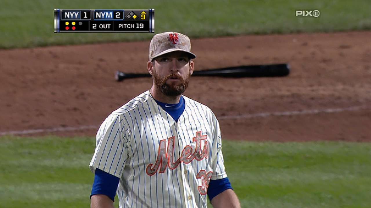 Parnell comes of age with save against Yankees