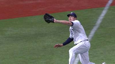 When dominos settle, Johnson at third base