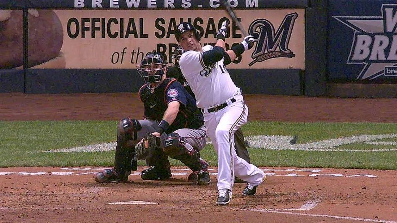 Banged-up Brewers taking advantage of DH