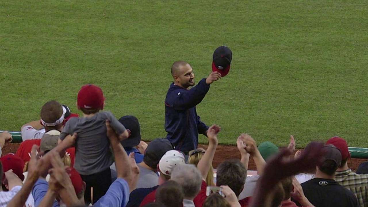 Victorino fondly recalls his playing days in Philly