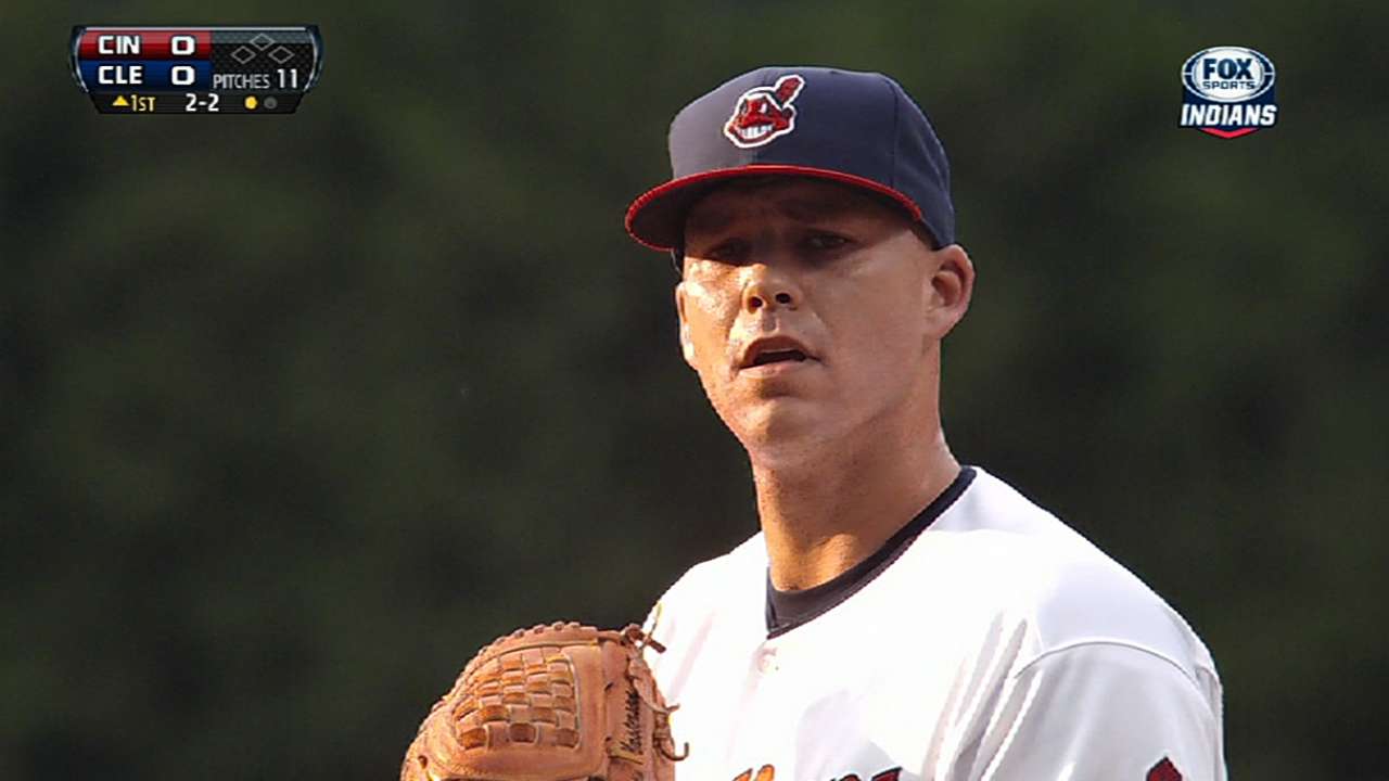 Masterson, poder sacaron de mala racha a Indios