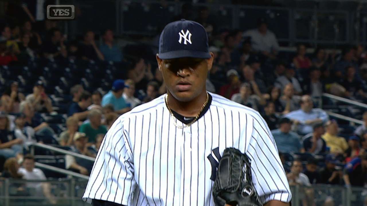 Nova makes history with 3 K's on nine pitches