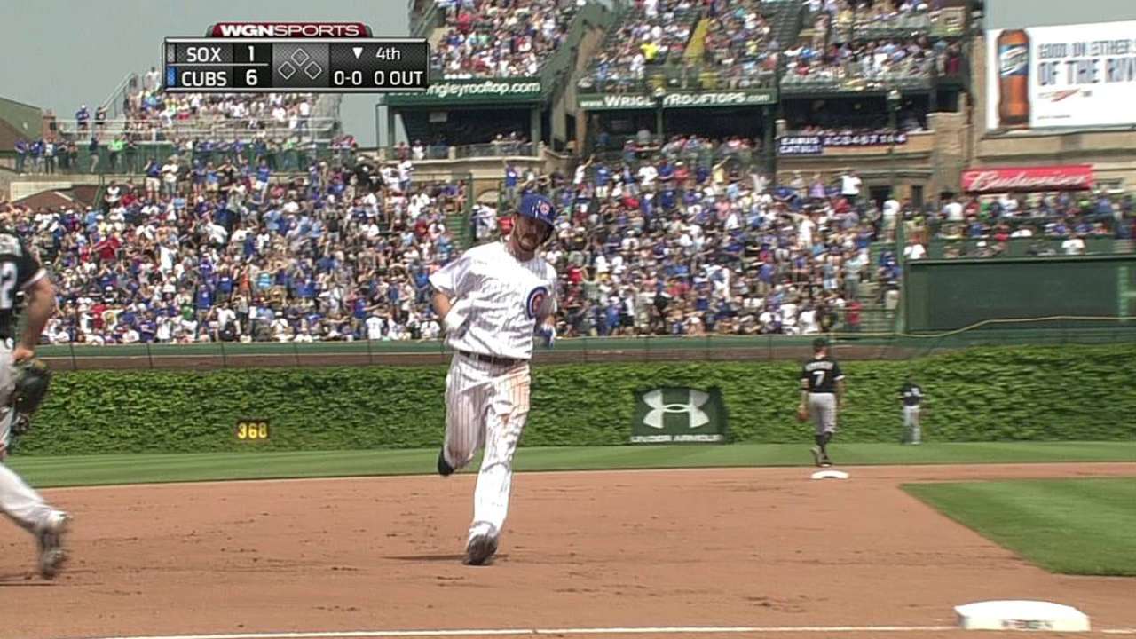 Wood hits slam, pitches Cubs past White Sox