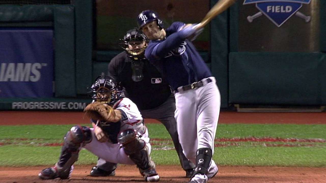 Rays superan a Indios en juego afectado por lluvia