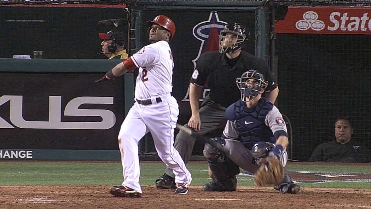 Angels fall to Astros in Hanson's return to hill