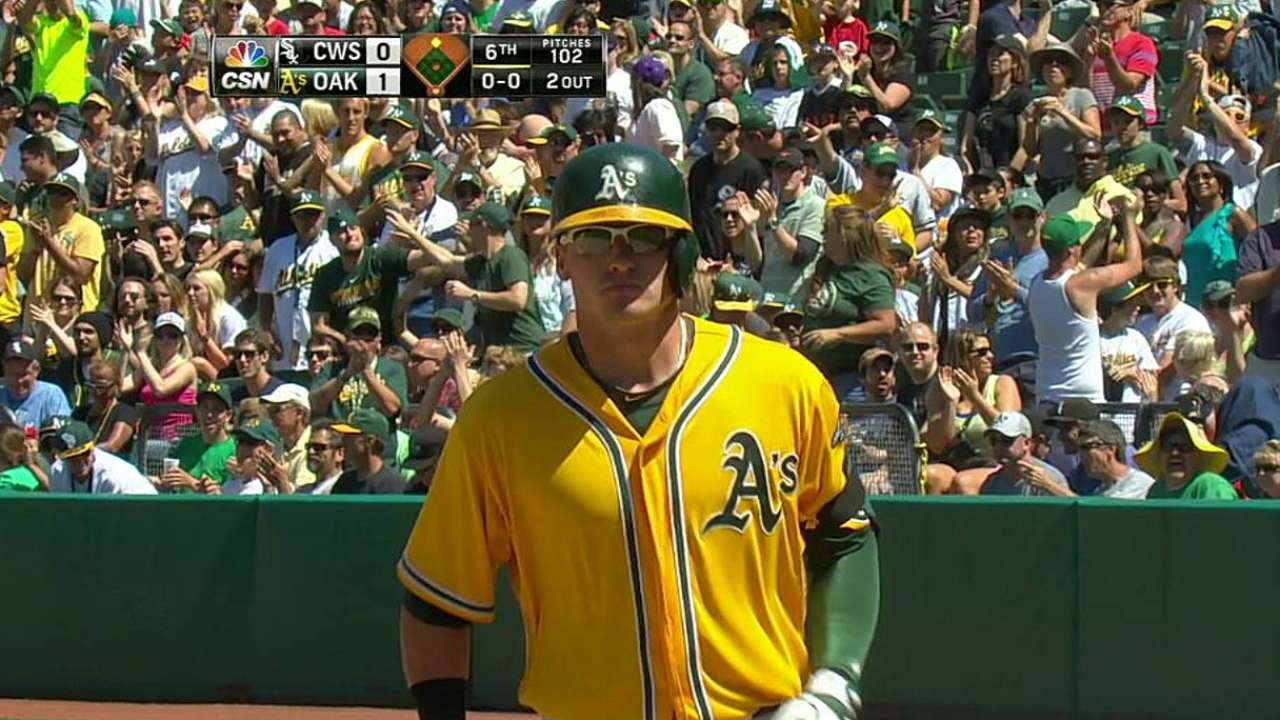 Parker, A's blank White Sox to take three-game sweep