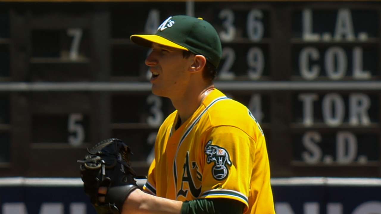 A's riding trademark pitching in recent hot streak