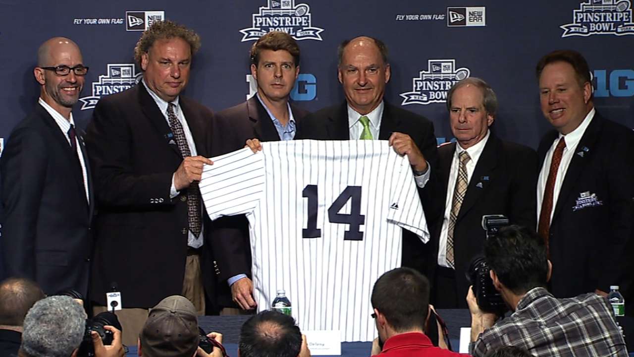 Yanks partner with Big Ten for Pinstripe Bowl