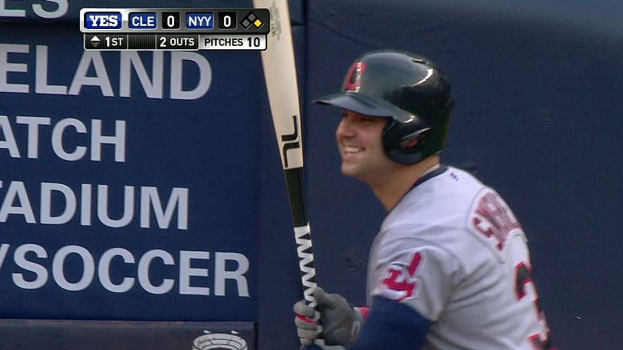 Swisher happy with Tribe, grateful for time with Yanks