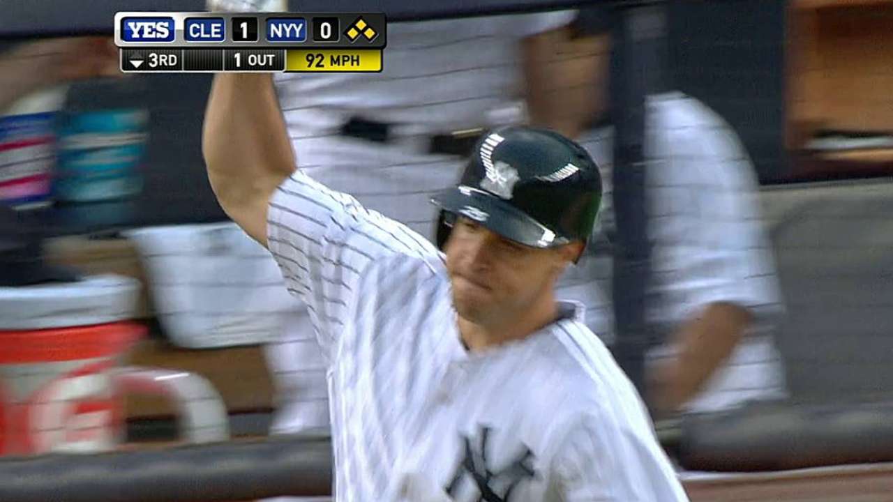 Teixeira, Gardner pace Yanks in win over Tribe