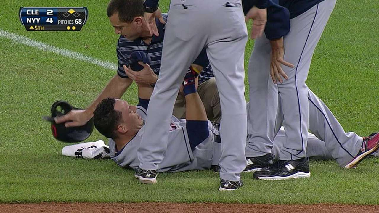 Quad strain sends Asdrubal to disabled list