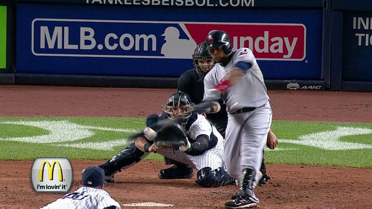 Masterson finds early, late trouble vs. Yanks