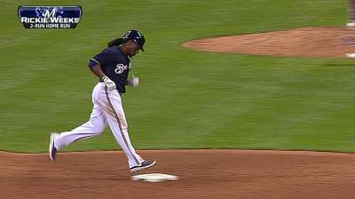 Brewers believe Weeks about to get hot