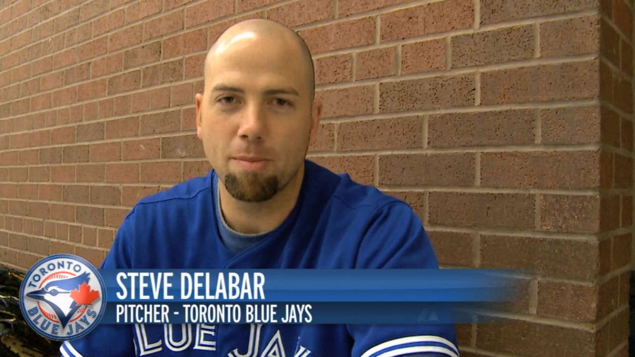 Delabar, Vancouver manager McCullough visit school