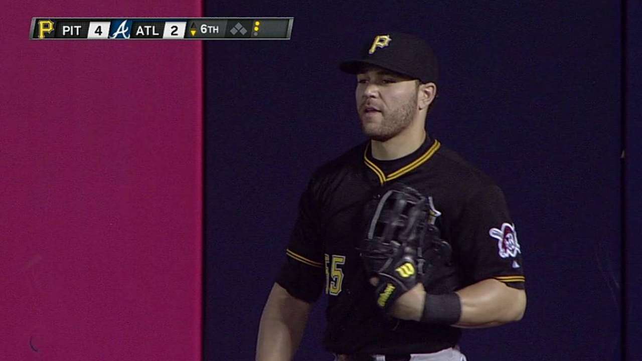 Martin makes first career start in right field