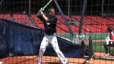 Healy gives A's power, glove at No. 100