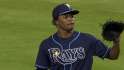 TB@MIA: Colome goes 5 2/3, fans seven in MLB debut