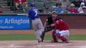 KC@TEX: Lough plunked in wrist, forced to exit early