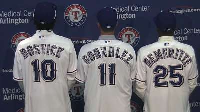 Rangers sign top three Draft picks