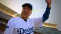 Image: Rick Monday wears a mic for the 2013 Old-Timers' Game