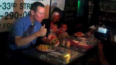 Hefner sinks teeth into tornado relief work
