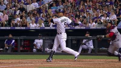 Bats quiet behind De La Rosa in loss to Nats
