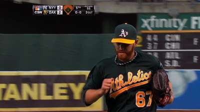 With off-days on horizon, A's option Straily