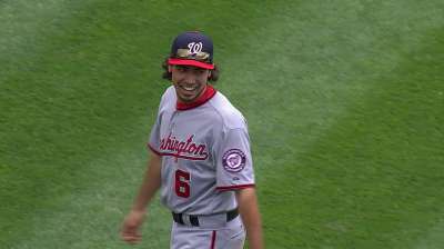 Rendon still learning, improving at second base