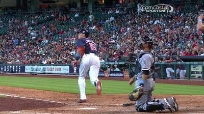 Late blast helps lead Astros past White Sox in Houston
